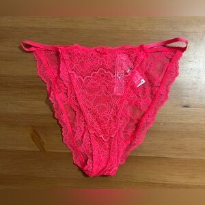 Victoria’s Secret Dream Angels Mini String Bikini Panty in hot pink
